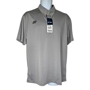 Yonex 10455EX Polo Gray Performance Tennis Shirt USA L NWT